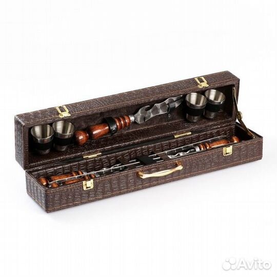 Набор шампуров подарочный “Элит XS”