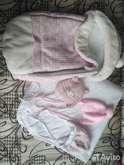 Конверт на выписку зимний для девочки