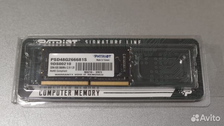 Оперативная память 8Gb DDR4 Patriot для ноутбука