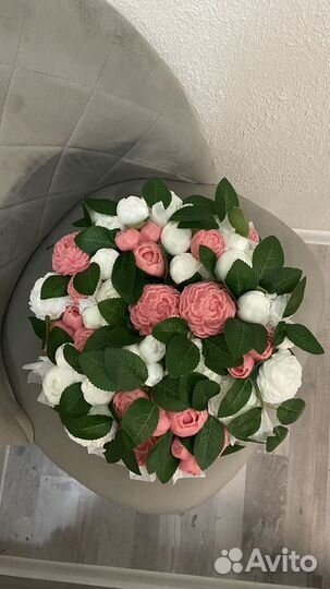 Большой букет из мыла