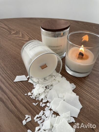 Свеча в стакане эко