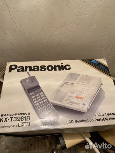 Радиотелефон Panasonic двухлинейный