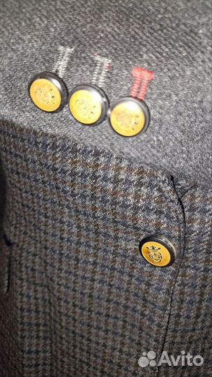 Винтажный пиджак Zara m шерсть