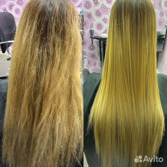 Кератиновое выпрямление волос, ботокс