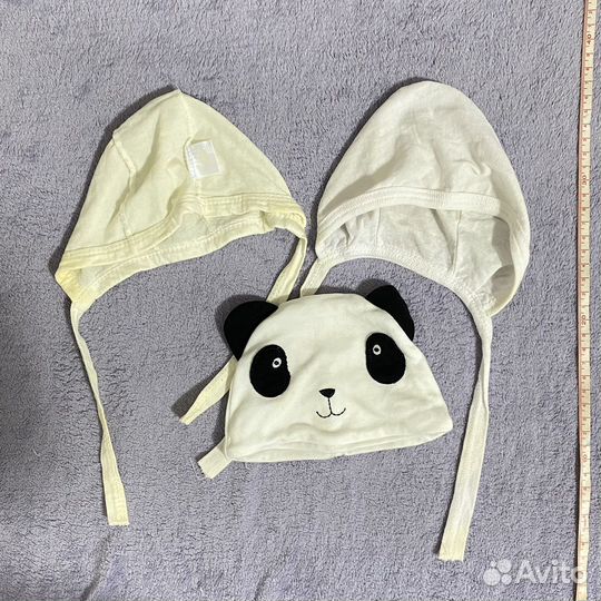 Шапочки, косынки, слюнявчики