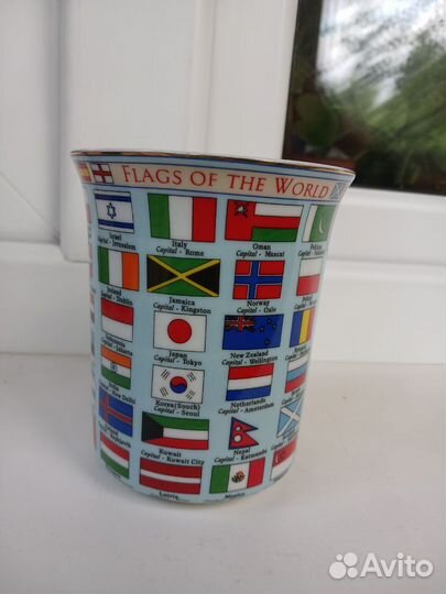 Кружка фарфор флаги мира