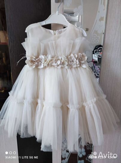 Платье для девочки 86