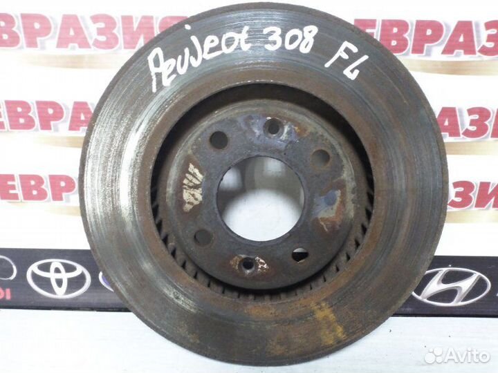Диск тормозной передний Peugeot 308 2009