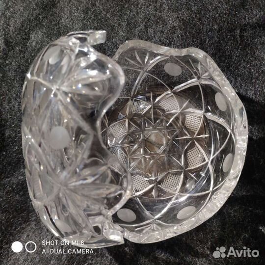 Хрустальная пепельница
