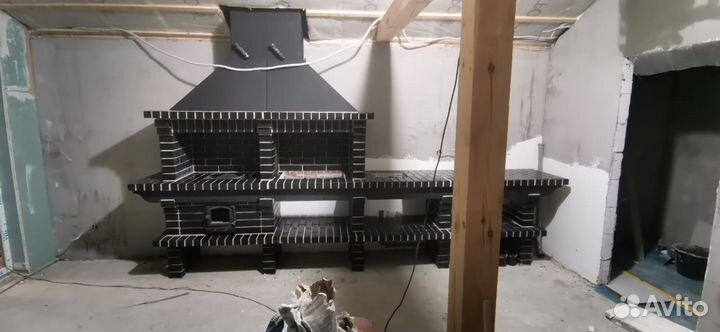 Печь барбекю \ Мангал из кирпича