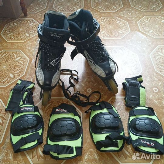 Детские ролики с защитой