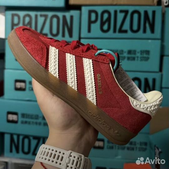 Adidas gazelle indoor красные оригинал