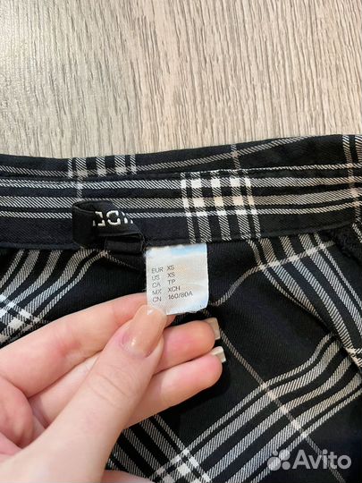 Рубашка в клетку женская 42 44