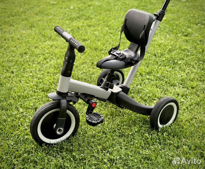 Детский беговел-велосипед 4в1, с ручкой