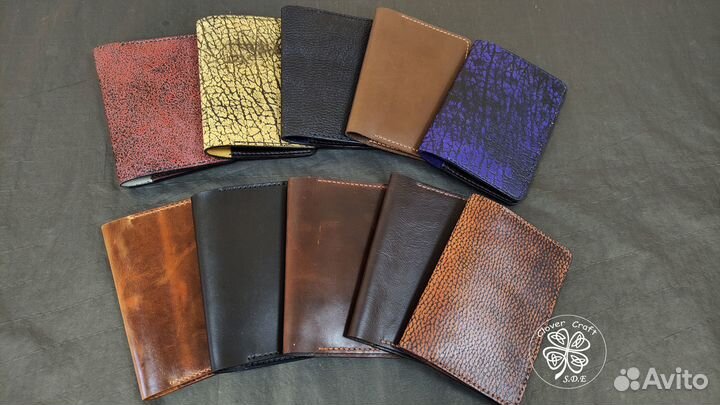 Обложка на паспорт кожаная