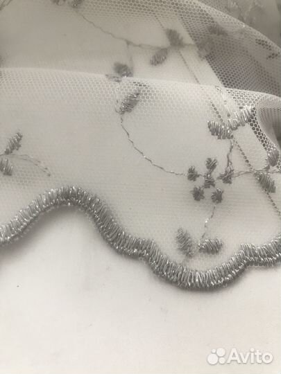 Тюль с люрексом