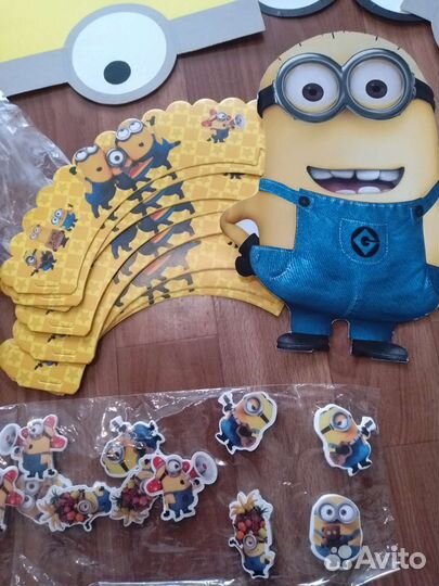 Аксессуары для Дня Рождения в стиле Миньоны