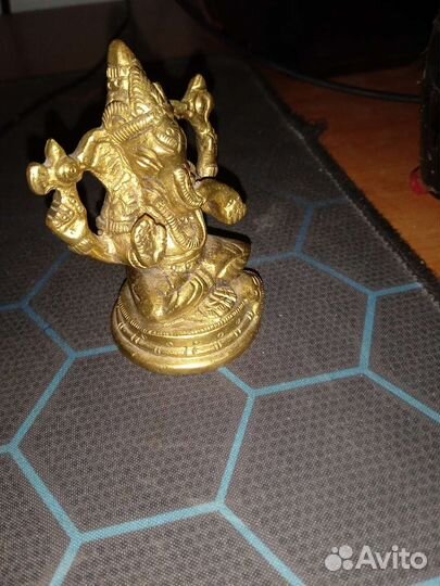 Статуэтка ганеша латунь