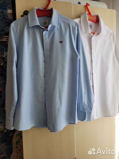 Рубашки для школы мальчику 140,146