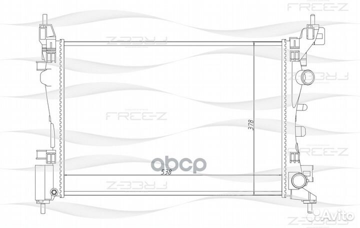 Радиатор KK0144 free-Z