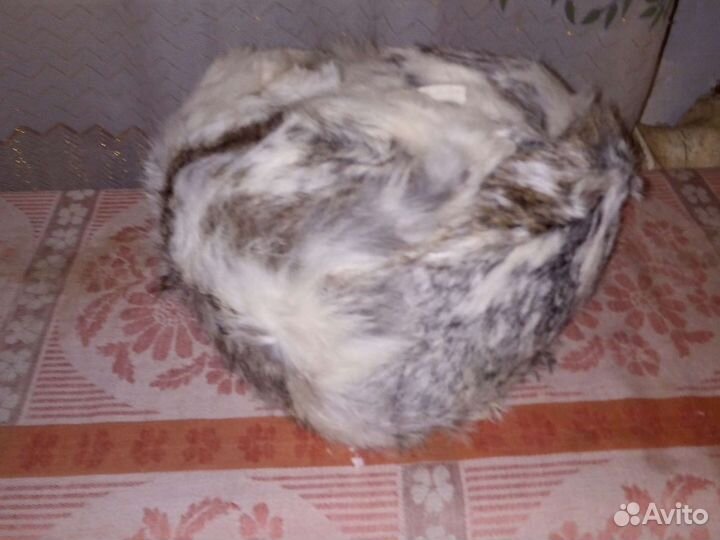 Шапка зимняя меховая из кролика мужская