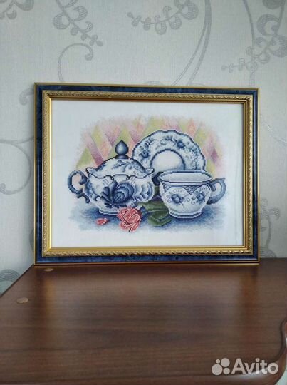 Картина вышитая крестом