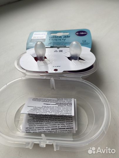 Пустышка avent 6 18