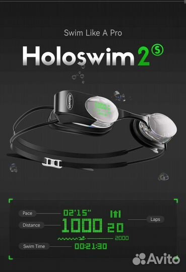 Плавательные смарт-очки Holoswim 2