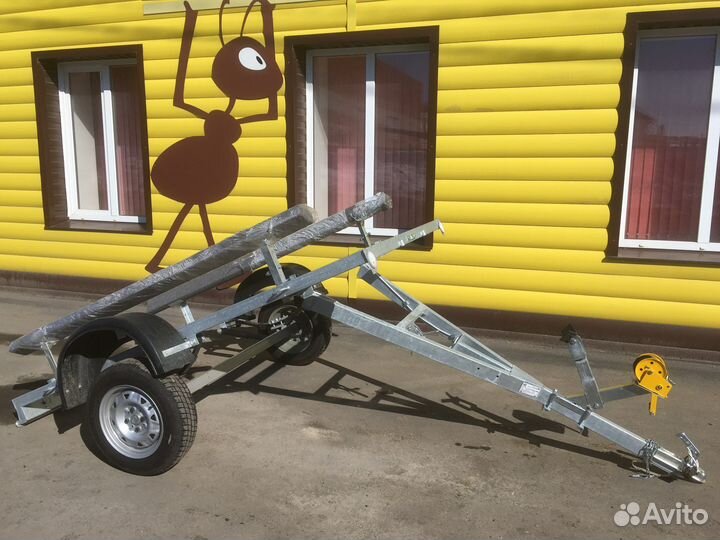 Прицеп лодочный Самосвал 4,8 оцинкованный б/колёс