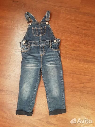 Джинсовый комбинезон mothercare 104