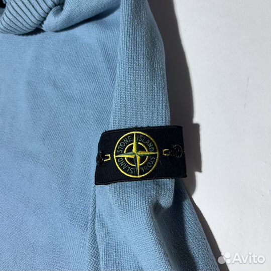 Свитер Stone Island Crew Neck Blue Sweater