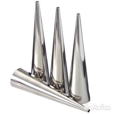 Конусы-формы для Пирожных и Круассанов 3х12см.-4шт