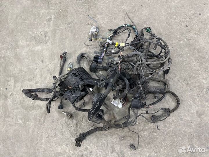 Проводка моторного отсека с блоком предохранителей