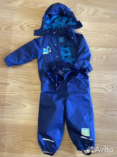 Куртка со штанами на флисе на мальчика 86-92