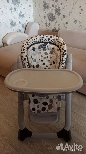 Стульчик для кормления chicco polly progress 5