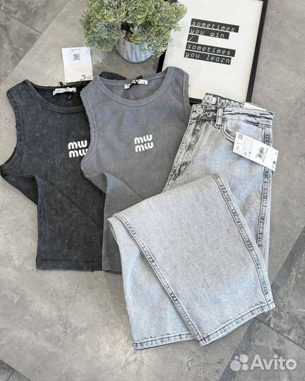 Майки женские miu miu Вареньки 42-46 единый размер