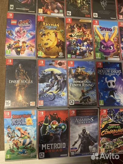 Zelda, Mario, Dark souls, Crash, Skyrim Switch