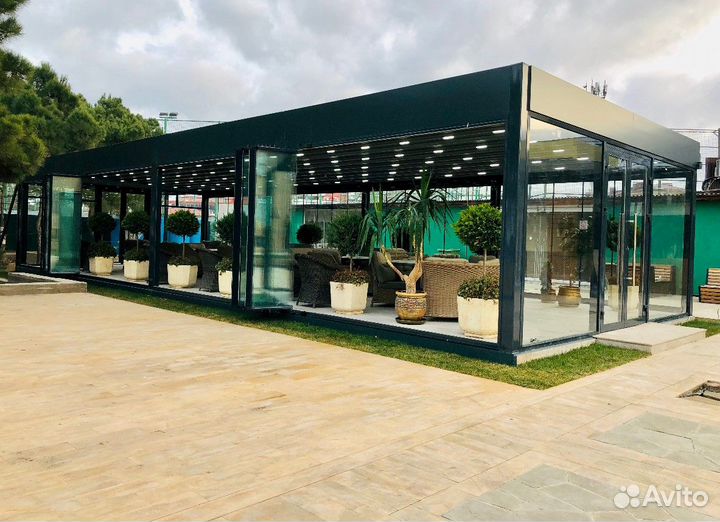 Безрамное остекление для лоджий, беседок