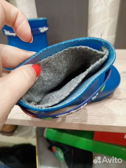 Детские резиновые сапоги 25 размер. Сноубутсы