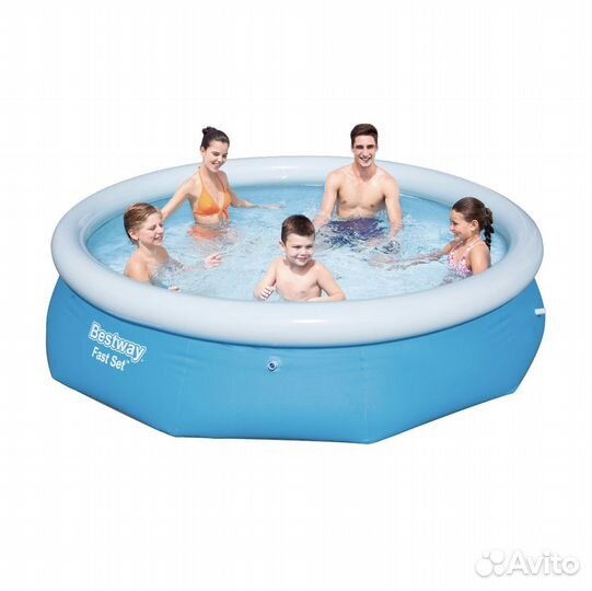 Бассейн надувной 305х76 см + фильтр-насос