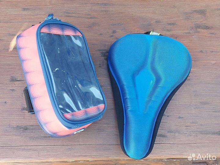 Сумка и накладка на сидение для велосипеда