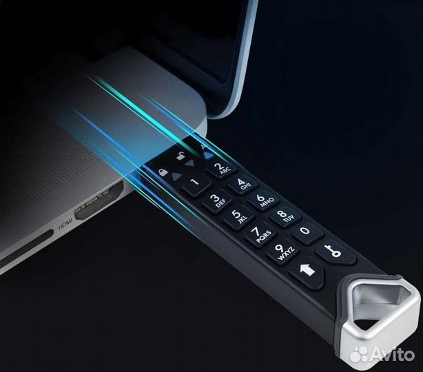 Флешка-сейф iStorage datAshur PRO2 128Gb (Новый)