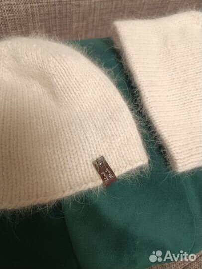 Шапка и снуд- ангора