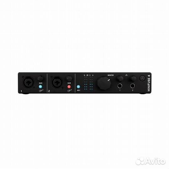 USB аудиоинтерфейс Arturia MiniFuse 4 Black