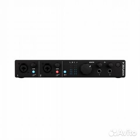 USB аудиоинтерфейс Arturia MiniFuse 4 Black