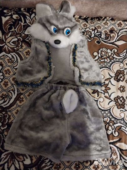 Новогодний костюм для мальчика зайка