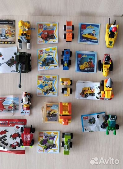 Конструкторы мини 13 штук