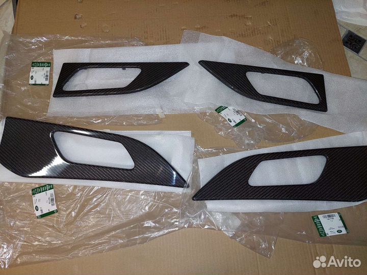 Карбон накладки дверей F-pace SVR