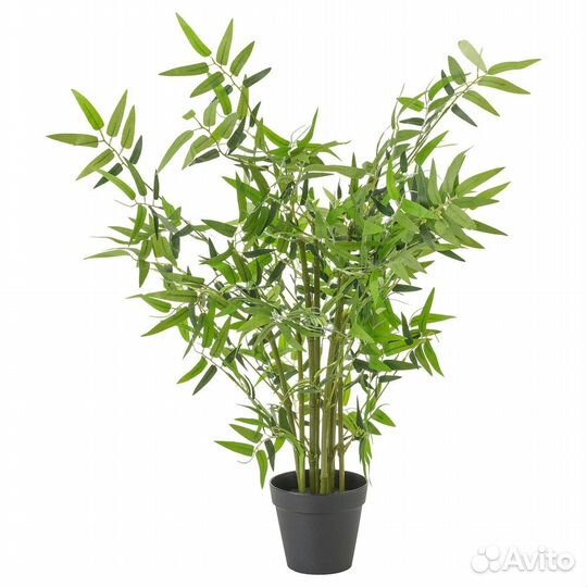 Искусственное растение в горшке Бамбук Фейка Икеа