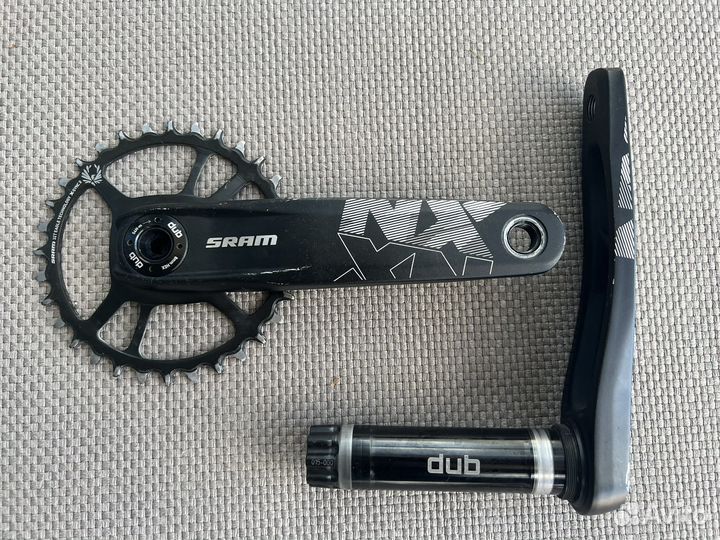Шатуны sram nx eagle 32t 170mm, DUB